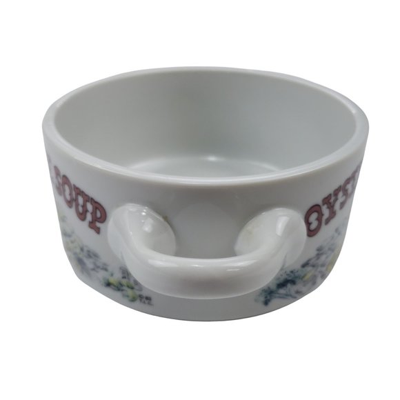 LJungberg Collection Le Ruth's Oyster Truffle Soup Recipe Two Handled Gumbo Bowl - Picture 4 of 8